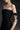 Black Floral Garden Lace Strapless Mini Dress with Crystal Cluster Embellishment - IHF STUDIO