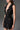 Black Floral Garden Lace V-Neck Mini-Column Dress With Crystal Cluster Embellishment - IHF STUDIO