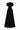 Black Floral Garden short-sleeve maxi A-line dress - IHF STUDIO