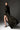 Black Lanh My A Silk Oversized Long Straight-Cut Coat - IHF STUDIO