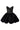Black Metallic-Lacquer Jacquard Bustier Crop Top & Black Taffeta Bubble Mini Skirt Set - IHF STUDIO