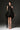 Black Organza Bubble Mini Dress With Ro-sette Woven Roses - IHF STUDIO