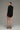 Black Oversized Blazer With Black Crystal-Embellished Pocket Flap - IHF STUDIO