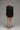 Black Oversized Blazer With Black Crystal-Embellished Pocket Flap - IHF STUDIO
