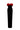 Black & Red Off-Shoulder Rosette Column Gown - IHF STUDIO