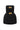 Black Silk Taffeta Bustier Mini Column Dress With Gold Bow - IHF STUDIO