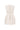Black Smocked Silk Mini Column Dress with Gold Bow Waist Belt - IHF STUDIO