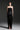Black Taffeta Top With Low-Rise Maxi Skirt - IHF STUDIO