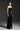 Black Taffeta Top With Low-Rise Maxi Skirt - IHF STUDIO