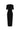 Black V-neck Midi Dress With Crystal Embellished Neckline - IHF STUDIO