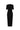 Black V-neck Midi Dress With Crystal Embellished Neckline - IHF STUDIO