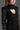Black Vine Floral Lace Long-Sleeve Maxi Dress With Heart Cutout, Balloon Drawstring - IHF STUDIO