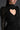 Black Vine Floral Lace Long-Sleeve Mini Dress With Heart Cutout, Balloon Drawstring - IHF STUDIO