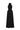 Black Vine Guipure Lace A-Line Dress With Ruffle Collar - IHF STUDIO