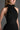 Black Vine Guipure Lace A-Line Dress With Ruffle Collar - IHF STUDIO