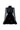 Black Vine Guipure Lace & Velvet Long-Sleeve Mini Dress With Draped Details And Heart-Shaped Embellishment - IHF STUDIO
