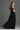 Black Vine Guipure Lace Off-Shoulder A-Line Dress With Horizontal Train - IHF STUDIO
