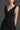 Black Vine Guipure Lace V-neck mini A-line dress with draped details and two mini bows - IHF STUDIO