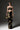 Bralette In Black Velvet & Column Skirt In Black velvet with Gold Rose Set - IHF STUDIO