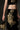 Bralette In Black Velvet & Column Skirt In Black velvet with Gold Rose Set - IHF STUDIO