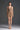 Dark beige Vine Guipure Lace V-neck mini A-line dress with draped details and two mini bows - IHF STUDIO
