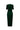Dark Green V-neck Midi Dress With Crystal Embellished Neckline - IHF STUDIO