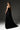 Dark Pink Metallic-Lacquer Jacquard Bustier Mini Column Dress with Extended Back Train - IHF STUDIO