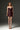Dark Pink Metallic Lacquer Jacquard Bustier Mini Column Dress With Lotus Petal-Shaped - IHF STUDIO