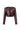 Dark Pink Metallic-Lacquer Jacquard Crop Top Blazer & Black Taffeta Mini Skirt Set - IHF STUDIO