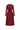 Dark Red Long Sleeve Lace Dress With Bow Belt - IHF STUDIO