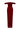 Dark Red Lyon Velvet Bustier Midi Column Dress With Horizontal Train - IHF STUDIO