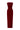 Dark Red Lyon Velvet Midi Column Dress With Heart-Shaped Neck And Crystal Embellishment - IHF STUDIO
