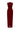 Dark Red Lyon Velvet Midi Column Dress With Heart-Shaped Neck And Crystal Embellishment - IHF STUDIO
