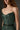 Green Metallic-Lacquer Jacquard Bustier Midi Column Dress with Lotus-Petal Shaped Detailing - IHF STUDIO