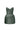 Green Metallic Lacquer Jacquard Bustier Mini Column Dress With Lotus Petal-Shaped - IHF STUDIO