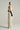 Ivory silk taffeta corset maxi dress with a column silhouette and hand-applied crystal detailing - IHF STUDIO
