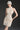 Ivory Floral Garden Lace Halter Mini Dress with Waist Cut-Out - IHF STUDIO