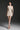 Ivory Floral Lace One-Shoulder Mini Dress with Pearl Cluster Embellishment - IHF STUDIO