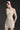 Ivory Floral Lace One-Shoulder Mini Dress with Pearl Cluster Embellishment - IHF STUDIO