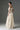Ivory Floral Vine Lace Off-Shoulder A-line Dress With Draped Details Taffeta - IHF STUDIO