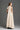 Ivory Vine Floral Lace Halter Midi A-Line Dress With Waist Cut-Out And Crystal Embellishment - IHF STUDIO
