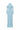 Light Blue Floral Garden Lace Dress With Halter Neck And Long Sleeves - IHF STUDIO