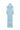 Light Blue Floral Garden Lace Dress With Halter Neck And Long Sleeves - IHF STUDIO
