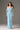 Light blue Floral Garden Lace off-shoulder dress with long sleeves - IHF STUDIO