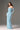 Light blue Floral Garden Lace off-shoulder dress with long sleeves - IHF STUDIO
