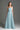 Light Blue Tiny Floral Mesh Lace Bustier Maxi A-Line Dress With Draped Tulle Details - IHF STUDIO