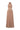 Light Brown Vine Guipure Lace A-Line Dress With Ruffle Collar - IHF STUDIO