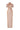 Light Brown Vine Guipure Lace And Taffeta Column Dress With Draped Bow Detail - IHF STUDIO