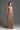 Light Brown Vine Guipure Lace Off-Shoulder A-Line Dress With Horizontal Train - IHF STUDIO