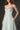 Light Green Lacquered Brocade Bustier A-line Dress with Lotus-Petal Shaped Detailing - IHF STUDIO